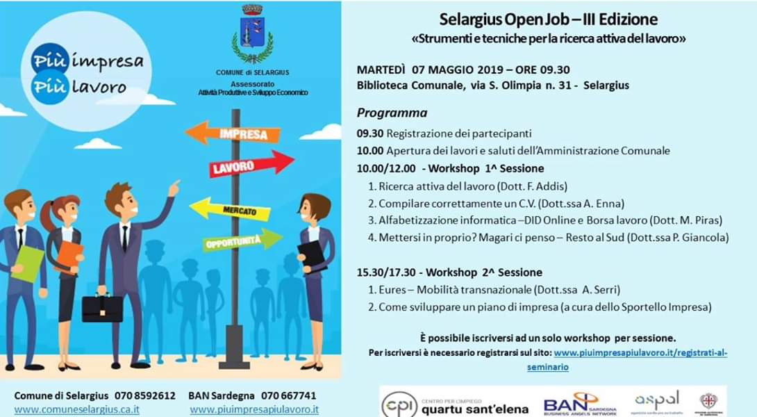 Selargius Open Job terza edizione