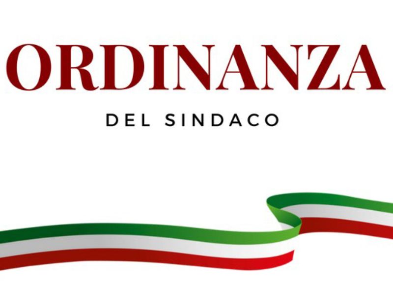 ORDINANZA DEL SINDACO